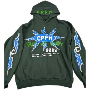 Coachella‎ 2022 Cactus Plant Flea Market CPFM Green Hoodie Sweater Size XL NWOT